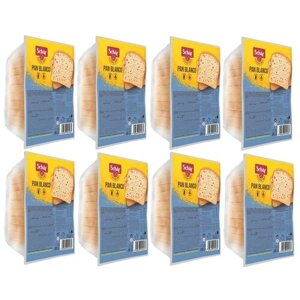 Хлеб Schar - Pan Blanco, белый рисовый без глютена, 250г/8шт