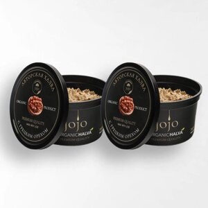 JoJo / Мягкая подсолнечная халва ручного вымешивания с грецким орехом / Сплит из 2 штук