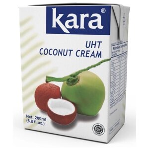 Кara coconut cream, ж. 24% 200 мл. крем для готовки на основе мякоти кокосового ореха