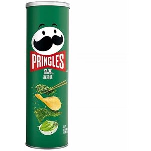 Картофельные чипсы Pringles со вкусом васаби и нори (Китай), 110 г