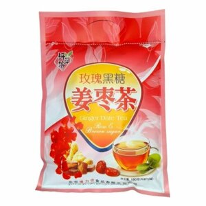 Китайский лечебный чай Бабао имбирь финик / 180 г. 12 пакетиков