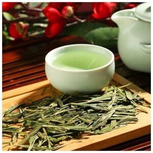 Китайский зелёный чай "Лунцзин", 50 г (5 г)