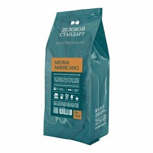 Кофе молотый Деловой Стандарт Aroma Americano 250 г вакуумный пакет, 1703034