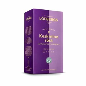 Кофе молотый, Lofbergs Keskmine Rost, 500 гр