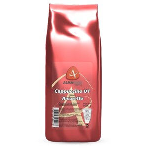 Кофе растворимый ALMAFOOD Cappuccino 01 Premium Amaretto, 1000 г