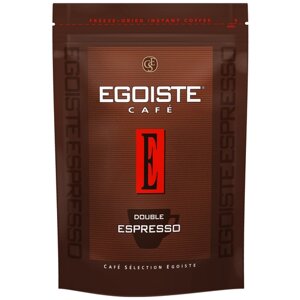 Кофе растворимый Egoiste Double Espresso сублимированный, пакет, 70 г