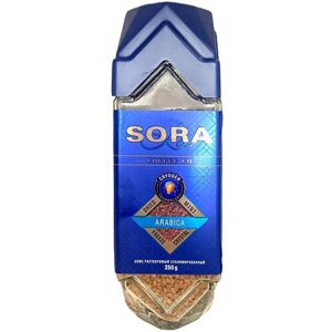 Кофе растворимый La SORA Arabica сублимированный, стеклянная банка, 250 г