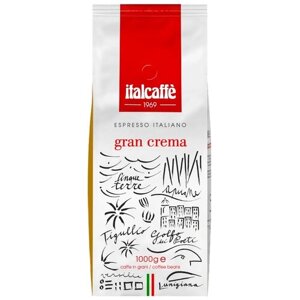 Кофе в зернах Italcaffe Gran Crema, карамель, кофе, 1 кг