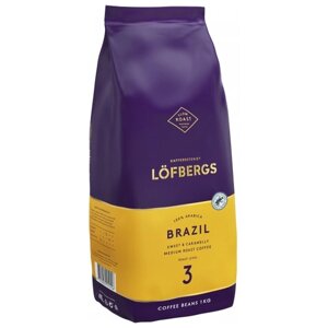 Кофе в зернах Lofbergs Brazil, 1 кг