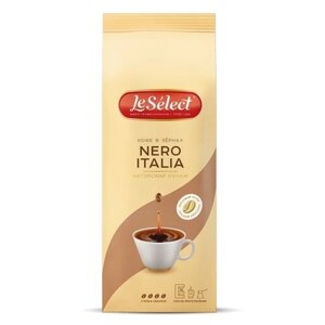 Кофе в зёрнах NERO ITALIA, Le Select, свежеобжаренный, робуста, тёмная обжарка, 1 кг