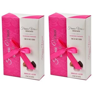 Коллекция шоколадных конфет Франко Верони "Эксклюзив" шкатулка Розовый 190г, 2шт.