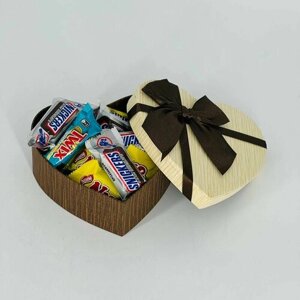 Конфеты в коробке -сердце. Сладкий подарок ко дню всех влюбленных и 8 марта