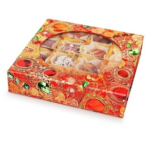Коробка шоколадных конфет ручной работы Фраде - ларец (на 16 конфет)