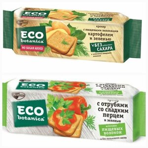Крекеры Eco Botanica/ Перекус/ Крекеры/Полезный перекус