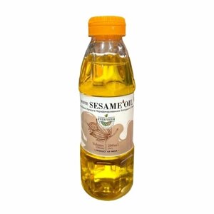 Кунжутное масло холодного отжима нерафинированное Sesame oil Everfresh 200 мл