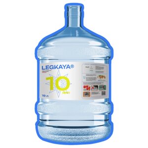 LEGKAYA питьевая вода (содержание дейтерия - 10 ppm), лёгкая бездейтериевая, 19 литров