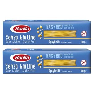 Макаронные изделия Barilla Spaghetti без глютена, 400 г 2 пачки