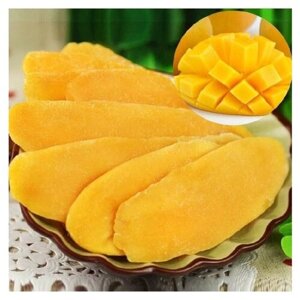 Манго, натурально сушеный без сахара, 2 упаковки по 1000 грамм, свежий урожай отборного манго