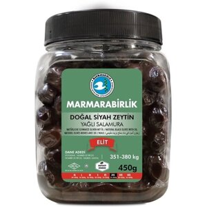 Marmarabirlik маслины в масле 2XS-351-380 пластик 450гр