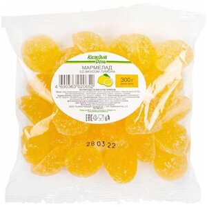 Мармелад Каждый день со вкусом лимона, 300 г, 4 шт