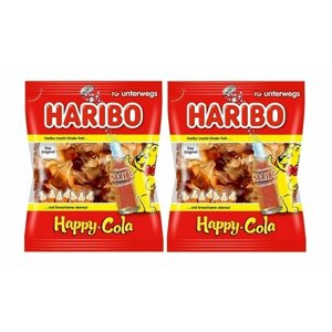 Мармелад жевательный Haribo Happy Cola / Харибо Хэппи Кола 2 шт по 100 гр. (Германия)