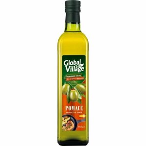 Масло GL. VILLAGE POMACE оливковое рафинированное для жарки и фритюра, 750 мл * 1 шт.