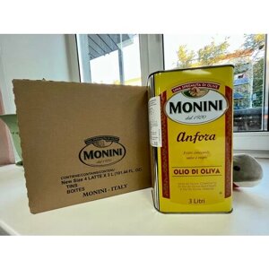 Масло оливковое Anfora Monini 4 шт. X 3 л. Италия