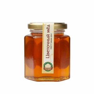 Мёд натуральный цветочный 250 г.