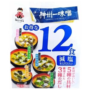 Мисо-суп Miyasaka, с пониженным содержанием соли, порционный (12 порций), 181,1г