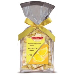 Нуга Quaranta мини батончики c лимоном 170г (Италия)