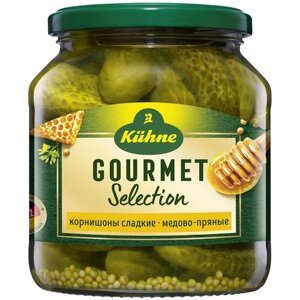 Огурцы Kuhne Sweet Gherkins GS Корнишоны сладкие, 530 г