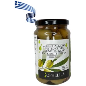 Оливки зеленые Халкидики без косточки в рассоле Ophellia