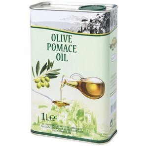 Оливковое масло для жарки Olive Pomace, холодного отжима, 1 л