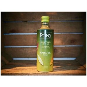 Оливковое масло высшего качества Pons Extra Virgin Green Oil 500мл из зелёных оливок