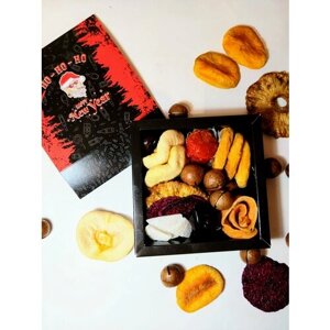 OREHERZ Подарочный набор орехов и сухофруктов "Санта"фручелла / экзотика