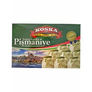 Оригинальный Пишмание вата сладкая с фисташками, KOSKA, Pismaniye Fistikli (Kutu), 250 гр.