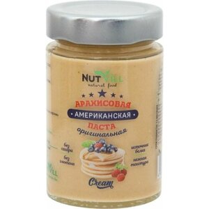 Паста арахисовая Nutvill Американская без сахара 180г х1шт