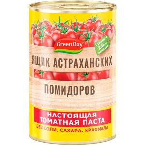 Паста томатная GREEN RAY Ящик Астраханских помидоров, 380г