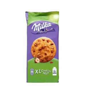 Печенье Milka XL Cookies Nut с орехами (Германия), 184 г
