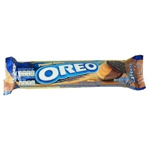 Печенье Oreo Peanut Butter & Choco, 137 г, орехи, шоколад