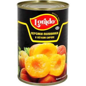 Персики "Lorado" в сиропе, 12 штук по 425мл