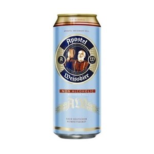 Пиво Apostel Weissbier безалкогольное, 0.5л. Х24 штуки
