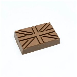 Подарочная шоколадная фигура Frade/Фраде - Флаг Великобритании (вес-115г) (молочный)