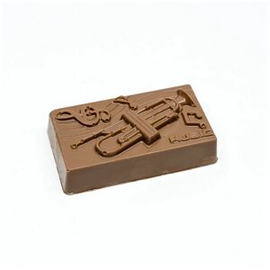 Подарочная шоколадная фигура Frade/Фраде - Труба (вес-100г) (молочный)