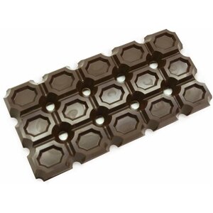 Подарочная шоколадная плитка Frade/Фраде - Плитка Насквозь круги (вес-118г) (молочный)