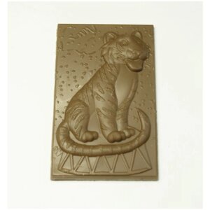 Подарочная шоколадная плитка Frade/Фраде - Плитка Тигр Цирковой (вес-160г) (молочный)