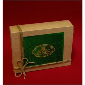 Подарочный набор Ассорти из зеленых чаев (Мято-липовый, Чай травяной Байкальская рысь, Чай зеленый китайский С Чабрецом)