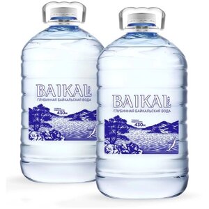 Природная питьевая вода Байкальская глубинная BAIKAL430, ПЭТ, без вкуса, 2 шт. по 5 л