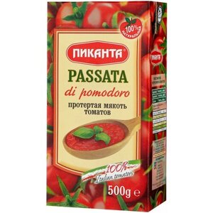 Протертая мякоть томатов 6 шт по 500 г Пиканта