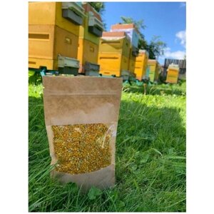 Пыльца пчелиная цветочная натуральная лесная, 100 гр, сбор 2023